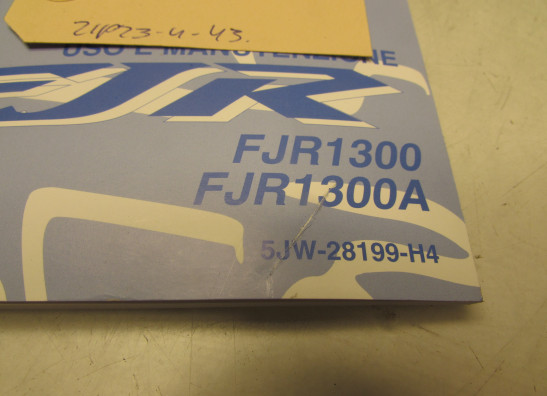 Instructieboekje Yamaha FJR 1300