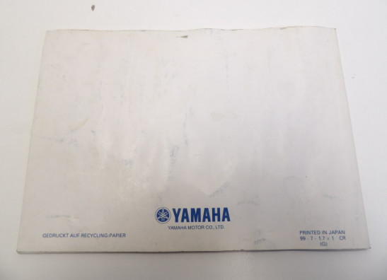 Instructieboekje Yamaha XJR 1300