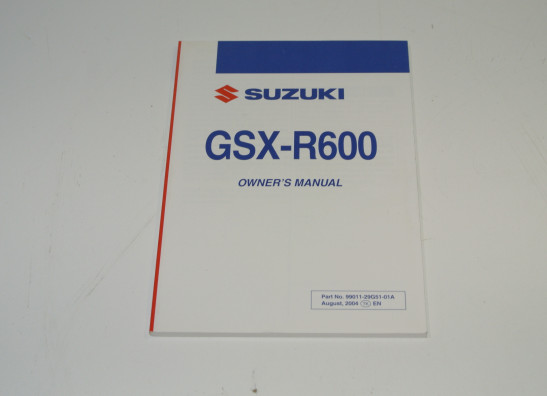 Manuel Suzuki GSX R 600