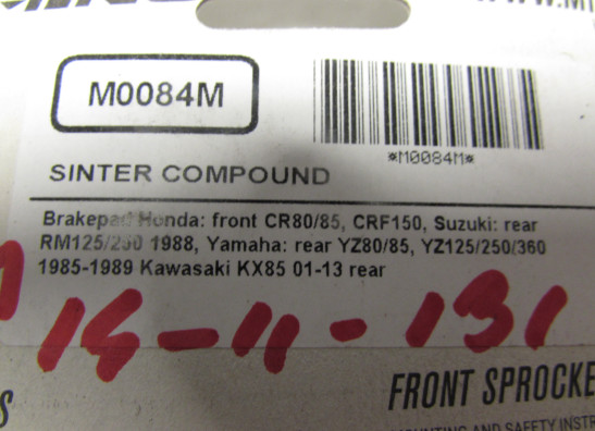 Bremsbeläge hinten Suzuki RM 125
