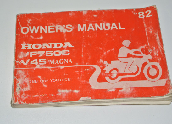 Fahrerhandbuch Honda VF 700  750 C Magna