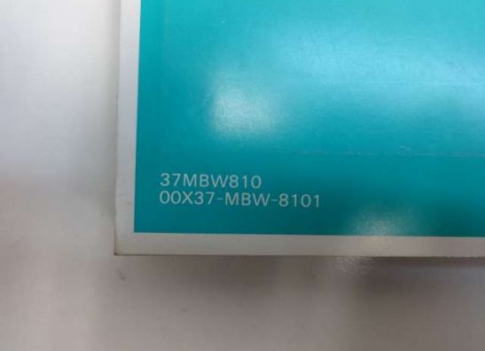 Manuel Honda CBR 600 F