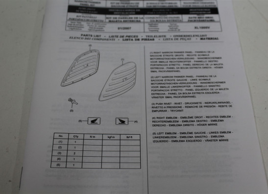 Koffersatz Honda NC 750 X