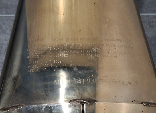 Auspuff Kawasaki Z 1000