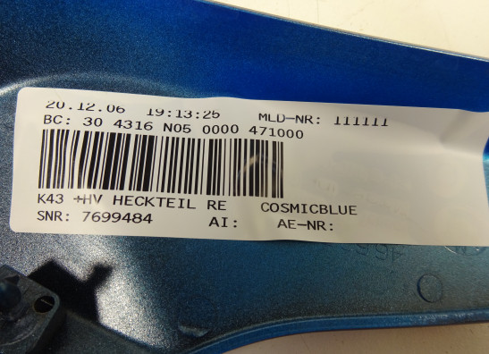 Cowl rear right BMW K 1200 R 