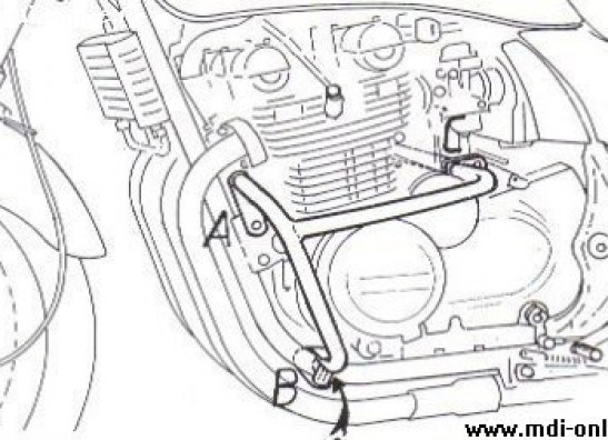 Engine Guard Kawasaki ZEPHYR 750
