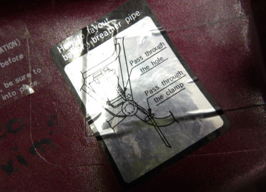 Rechter zijkuip klein Yamaha XJ 700