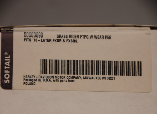 Duo voetsteun set Harley Davidson Softtail