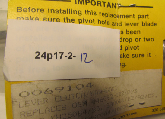 Koppelingshandle Kawasaki Z 750