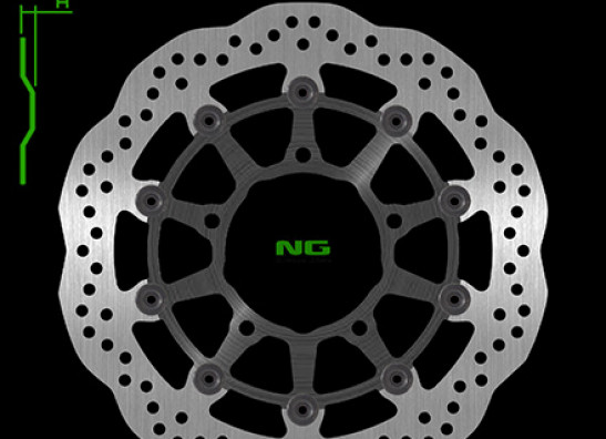 Brake disc front Suzuki GSX R 600