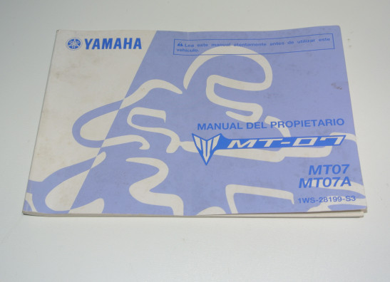 Instructieboekje Yamaha MT 07