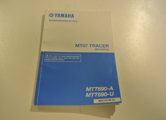 Instructieboekje Yamaha Tracer 700