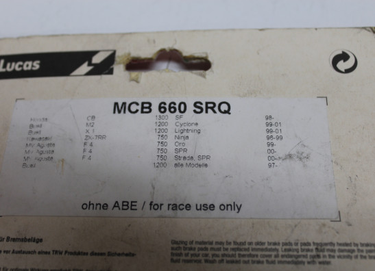 Remblokken voor Kawasaki ZX 7 RR