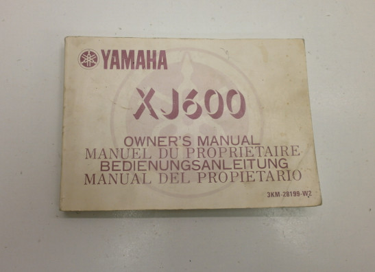 Manuel Yamaha XJ 600 Diversion