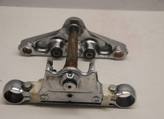 T stuk + kroonplaat Harley Davidson Dyna