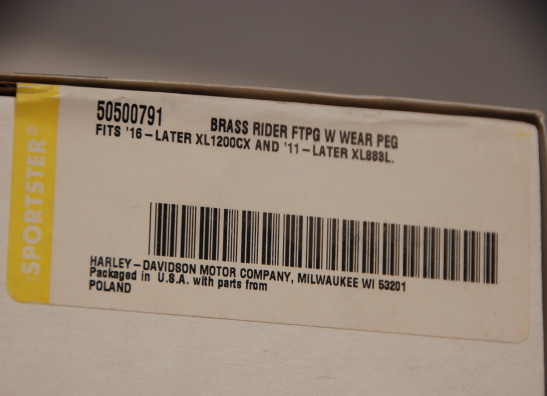 Duo voetsteun set Harley Davidson Sportster