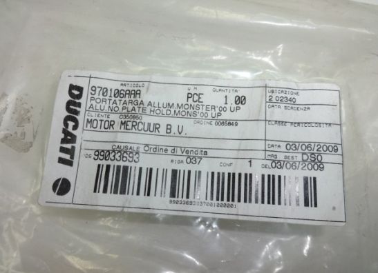Kentekenplaathouder Ducati Overige Ducati