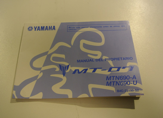 Instructieboekje Yamaha MT 07