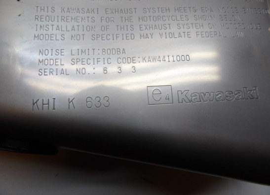 Auspuff Kawasaki Z 1000
