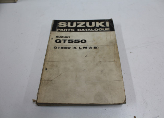 Onderdelenboek Suzuki GT 550