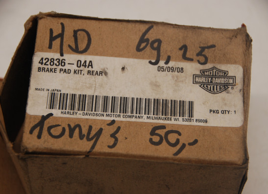 Braking pads rear Harley Davidson Sportster