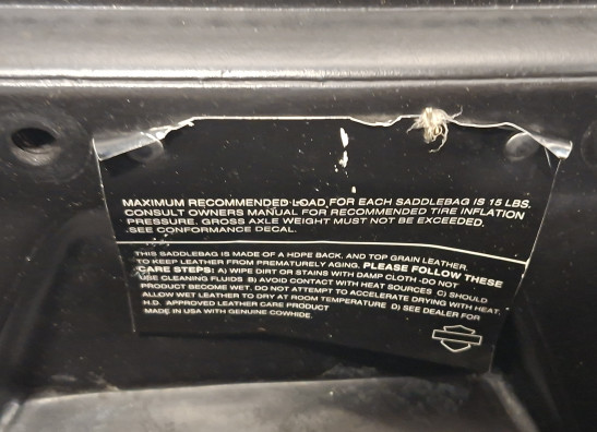 Koffersatz Harley Davidson FLSTC Heritage Softail Classic