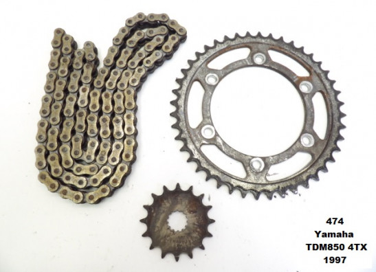 Chain and sprocket kit Yamaha TDM