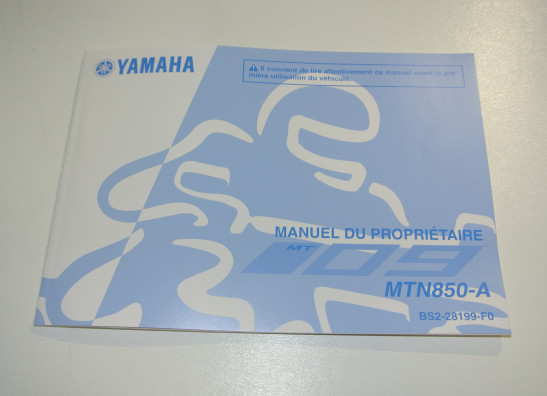 Instructieboekje Yamaha MT 09