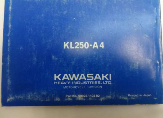 Instructieboekje Kawasaki Overige Kawasaki