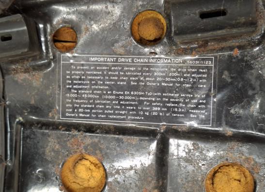 Zadel Kawasaki KZ 700