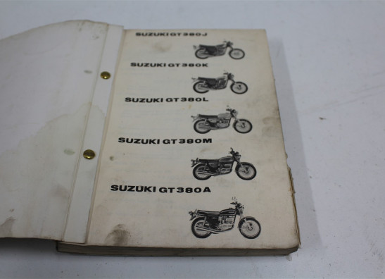 Onderdelenboek Suzuki GT 380