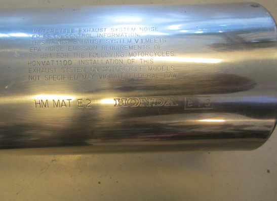 Uitlaat Honda CBR 1100 XX