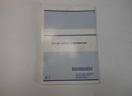 Manuel Suzuki GSX R 1000