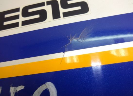 Rechter achterkant Yamaha FZ 750