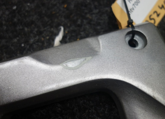 Main step holder left Honda Deauville 650 - 700