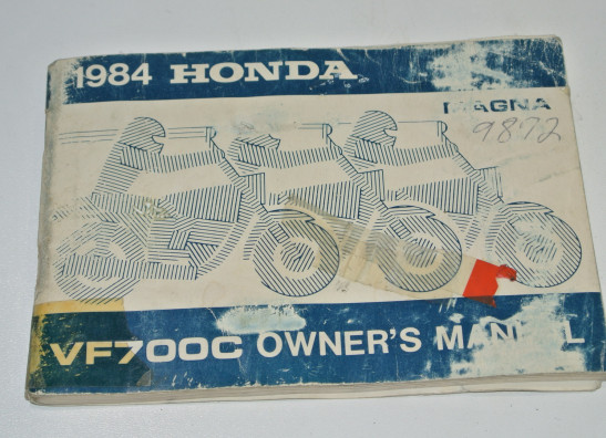 Instructieboekje Honda VF 700  750 C Magna