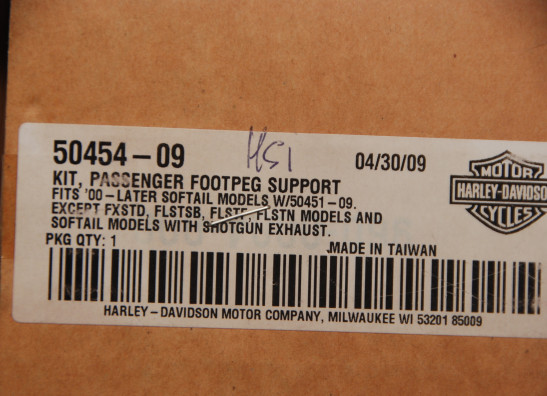 Duo voetsteun set Harley Davidson Softtail