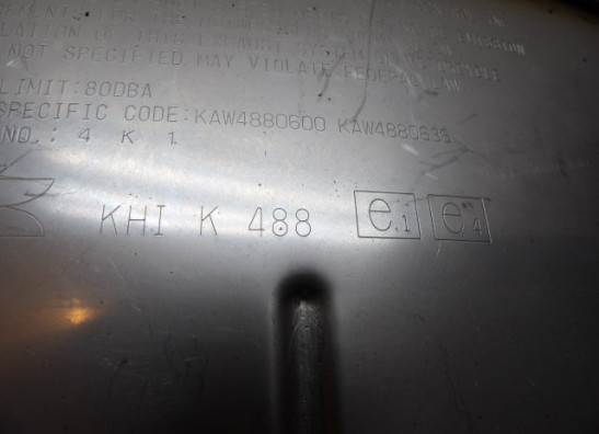 Uitlaat Kawasaki ZX 6 R