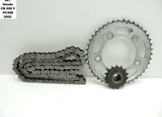 Chain and sprocket kit Honda CB 600 F