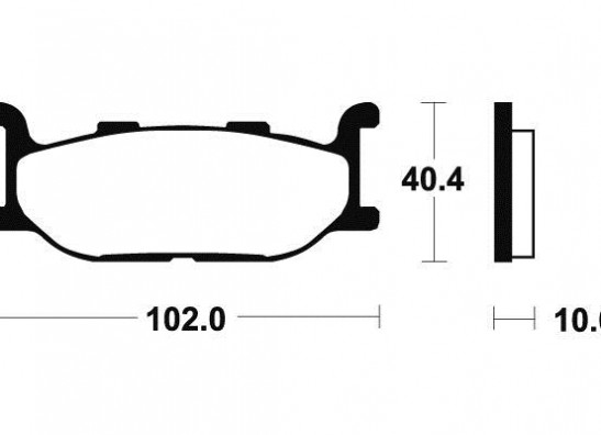 Braking pads front Yamaha XJ 900 S Diversion