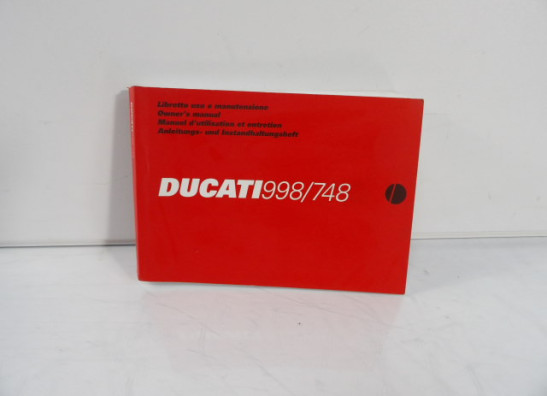 Instructieboekje Ducati 748 1996-2002