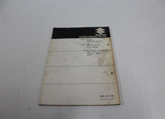 Onderdelenboek Suzuki GT 750