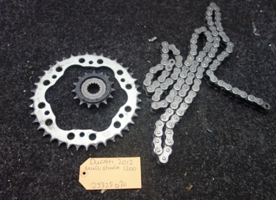 Ketting en tandwielset Ducati Multistrada 1200