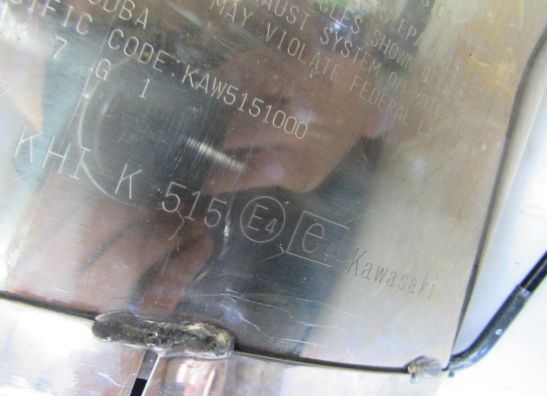 Uitlaat Kawasaki Z 1000