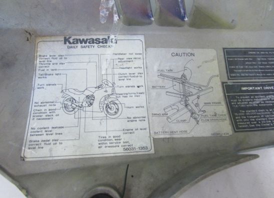 Linker zijkuip klein Kawasaki GPZ 1000
