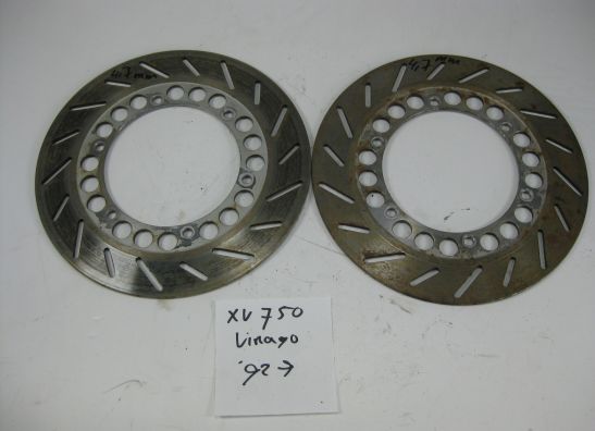 Remschijven set Yamaha XV 750 Virago