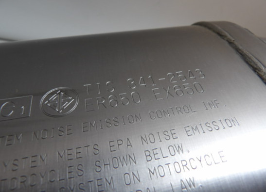 Uitlaat Kawasaki ER 6