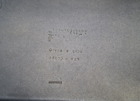 Rechter zijkuip klein Honda CB 750 