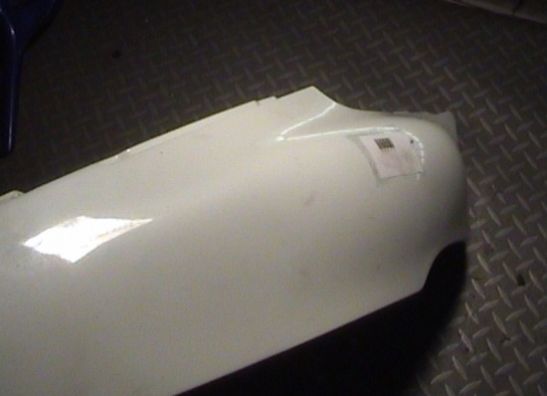 Rechter achterkant Yamaha FZR 600