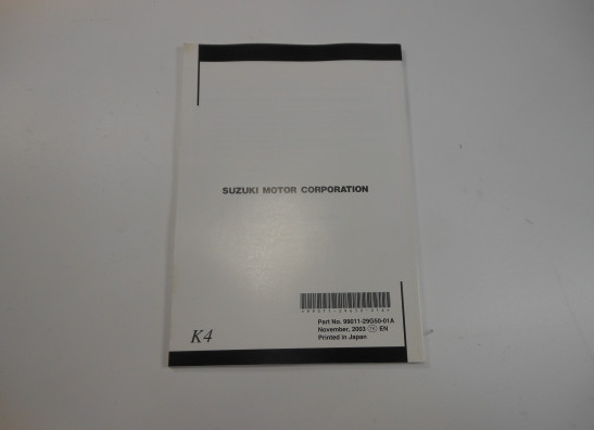 Manuel Suzuki GSX R 600